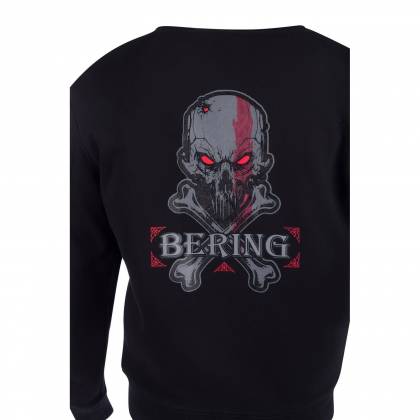 Hanorac Moto cu Protecții & Kevlar BERING HOODIZ 2 · Negru / Roșu  - 6