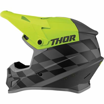 Cască Enduro - Cross THOR SECTOR BIRDROCK · Gri / Verde  - 3