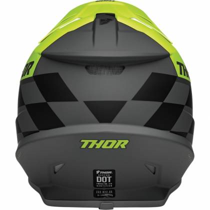 Cască Enduro - Cross THOR SECTOR BIRDROCK · Gri / Verde  - 1
