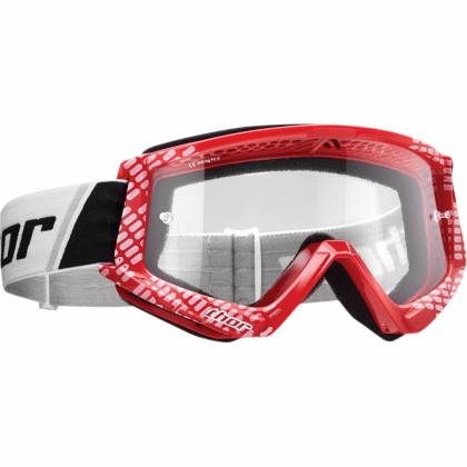 Ochelari Enduro - Cross THOR COMBAT CAP · Roșu / Alb  - 0