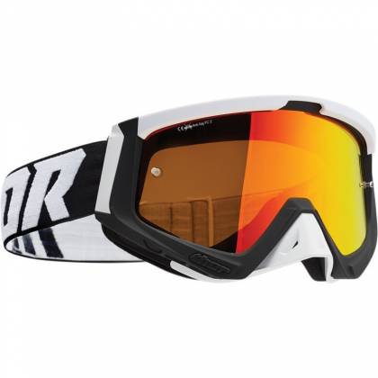 Ochelari Enduro - Cross THOR SNIPER · Negru / Alb  - 0