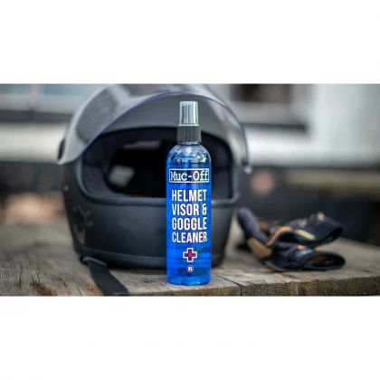 Kit de Curățare Cască Moto MUC-OFF HELMET, VISOR & GOGGLE CLEANING KIT 30ml  - 1