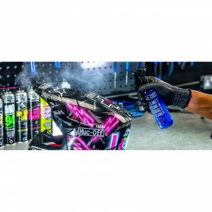 Kit de Curățare Cască Moto MUC-OFF HELMET, VISOR & GOGGLE CLEANING KIT 30ml  - 2