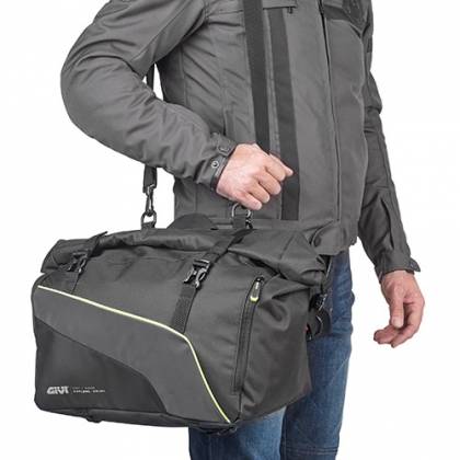Genți Laterale Moto GIVI EA133 25L · Negru / Galben-Fluo  - 2