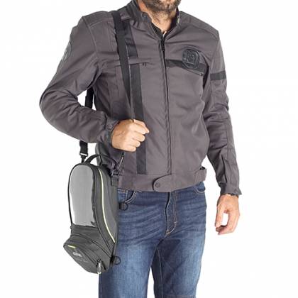 Geantă Moto pentru Rezervor GIVI EA138 6L · Negru / Galben-Fluo  - 3