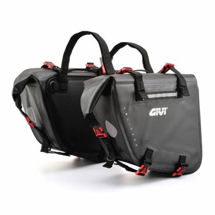 Genți Moto Laterale GIVI GRT718 30L, 15L + 15L, Textil · Negru  - 1