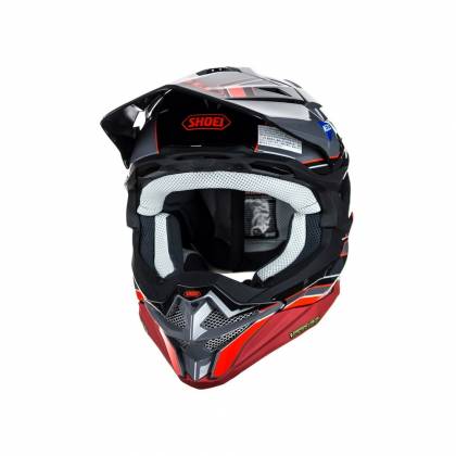 Cască Enduro Off-Road SHOEI VFX-WR Allegiant TC-1 · Negru / Gri / Roșu  - 1