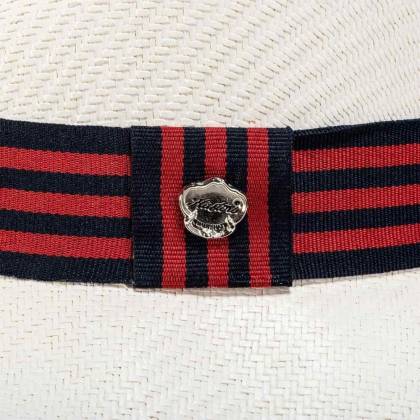 Pălărie Cowboy de Damă din Paie tip Panama WILD WEST BRIOS · Alb  - 2