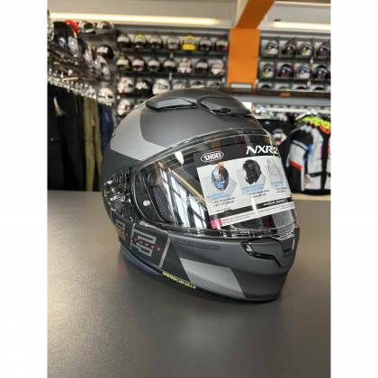 Cască Moto Integrală SHOEI NXR2 MM93 Collection Rush TC-5 · Negru / Gri  - 1