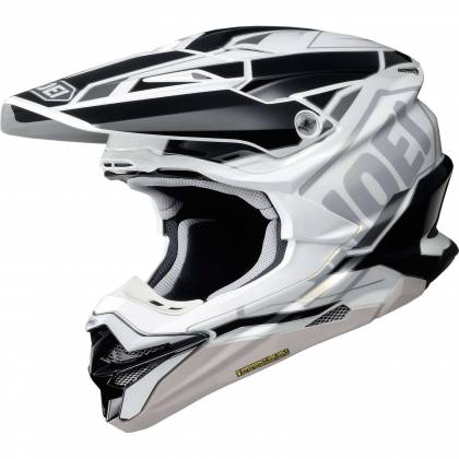 Cască Enduro Off-Road SHOEI VFX-WR Allegiant TC-6 · Negru / Alb  - 0