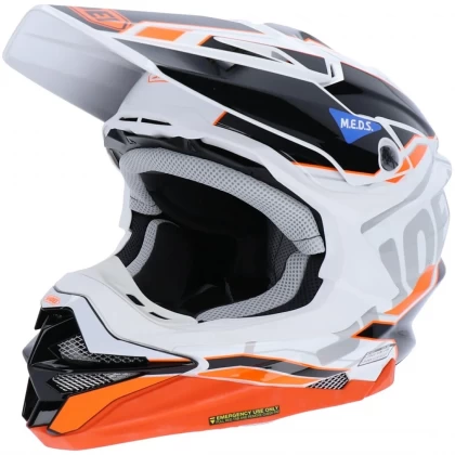 Cască Enduro Off-Road SHOEI VFX-WR Allegiant TC-8 · Negru / Alb / Portocaliu  - 2