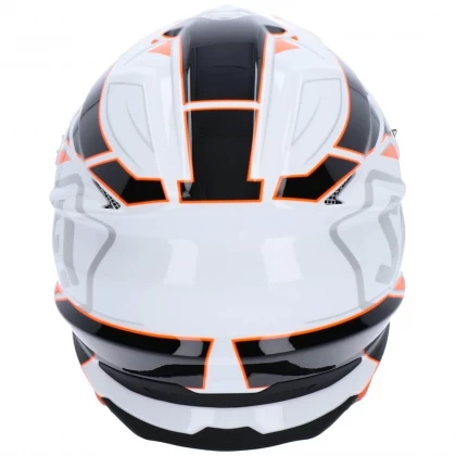 Cască Enduro Off-Road SHOEI VFX-WR Allegiant TC-8 · Negru / Alb / Portocaliu  - 3