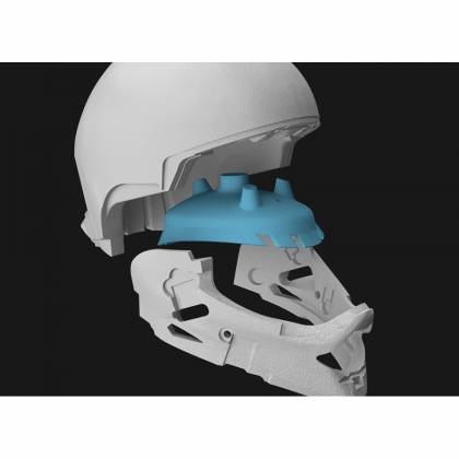 Cască Enduro Off-Road SHOEI VFX-WR Pinnacle TC-1 · Alb / Albastru / Roșu  - 7