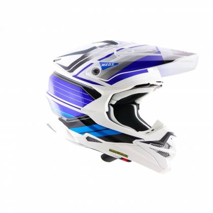 Cască Enduro Off-Road SHOEI VFX-WR Pinnacle TC-2 · Alb / Negru / Albastru  - 1