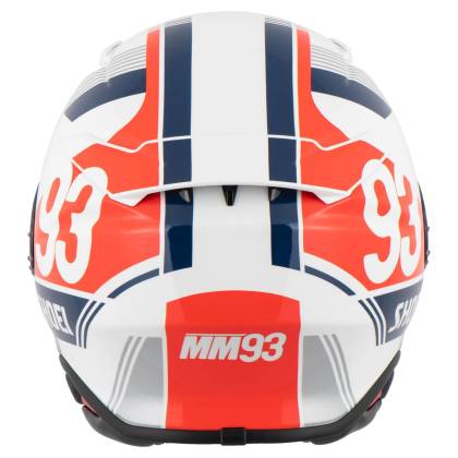 Cască Moto Integrală SHOEI NXR2 MM93 Collection Retro TC-10 · Alb / Albastru / Roșu  - 6