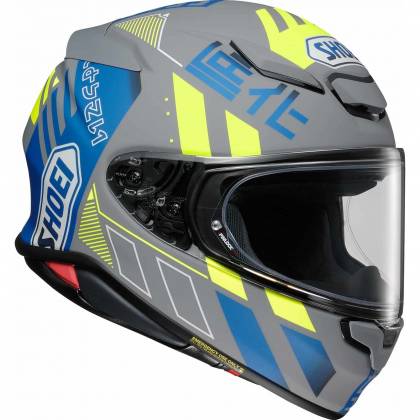 Cască Moto Integrală SHOEI NXR2 Accolade TC-10 · Gri / Albastru  - 3