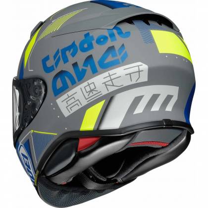 Cască Moto Integrală SHOEI NXR2 Accolade TC-10 · Gri / Albastru  - 5