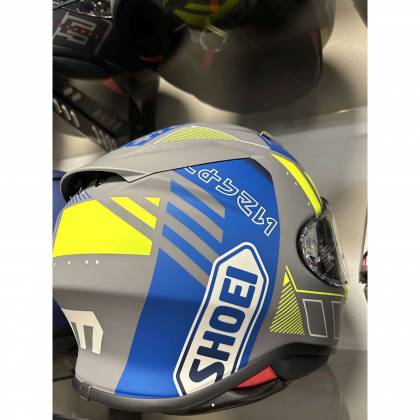 Cască Moto Integrală SHOEI NXR2 Accolade TC-10 · Gri / Albastru  - 2