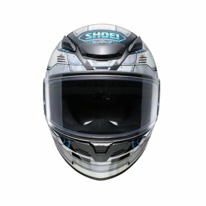 Cască Moto Integrală SHOEI NXR2 Fortress TC-6 · Alb / Negru / Albastru  - 1