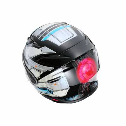Cască Moto Integrală SHOEI NXR2 Fortress TC-6 · Alb / Negru / Albastru  - 6