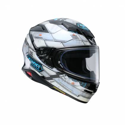 Cască Moto Integrală SHOEI NXR2 Fortress TC-6 · Alb / Negru / Albastru  - 4