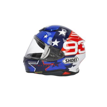 Cască Moto Integrală SHOEI NXR2 Marquez American Spirit TC-10 · Albastru / Roșu / Alb  - 2