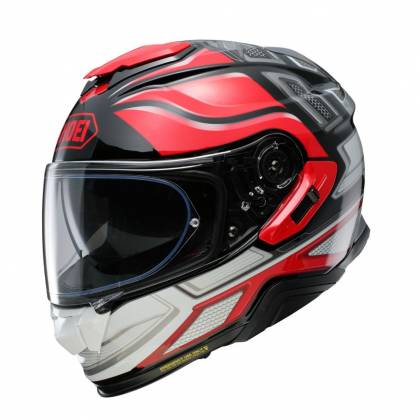 Cască Moto Integrală SHOEI GT-AIR II Notch TC-1 · Negru / Roșu / Gri  - 2