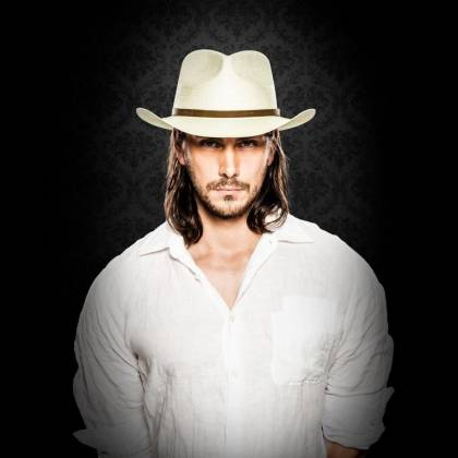 Pălărie Cowboy din Paie WILD WEST DRACO · Alb  - 2