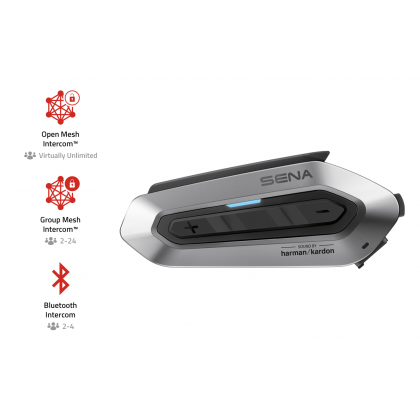 Sistem de Comunicare Moto SENA SRL-EXT, Mesh Intercom & Interfon Bluetooth pentru Shoei NXR2  - 3