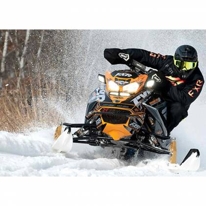 Cască Enduro - Cross - Snowmobil FXR RACING TORQUE TEAM · Negru / Roșu / Galben  - 5