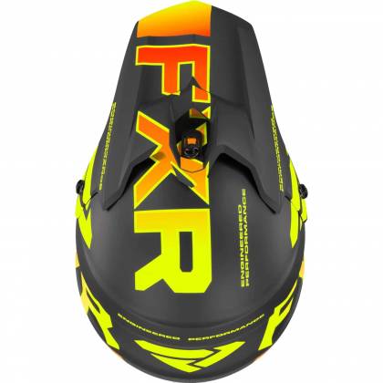 Cască Enduro - Cross - Snowmobil FXR RACING TORQUE TEAM · Negru / Roșu / Galben  - 3
