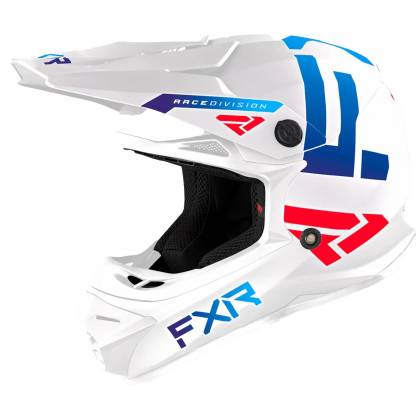 Cască Enduro - Cross Copii FXR RACING LEGION · Alb / Albastru / Roșu  - 2