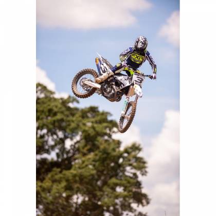 Tricou Enduro FXR RACING CLUTCH PRO MX · Albastru / Alb / Negru / Galben-Fluo  - 2