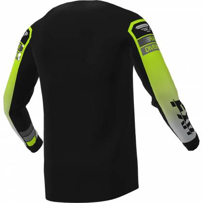 Tricou Enduro FXR RACING CLUTCH MX · Negru / Gri / Verde-Fluo  - 1