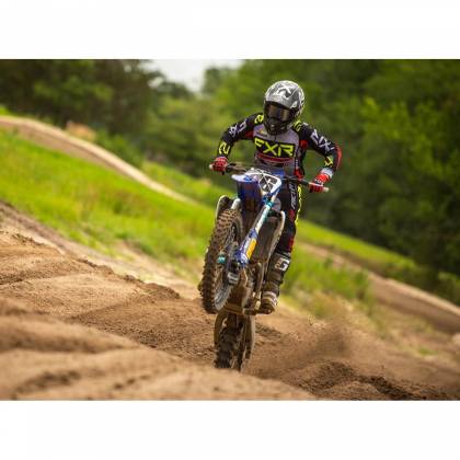 Pantaloni Enduro FXR RACING CLUTCH PRO MX · Gri / Negru / Galben-Fluo / Roșu  - 2