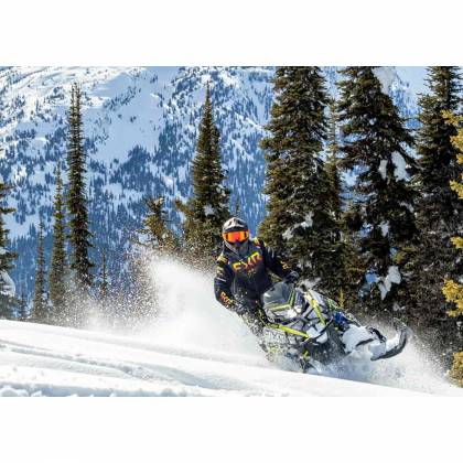 Geacă Snowmobil FXR RACING HELIUM X 2-IN-1 · Negru / Alb  - 8