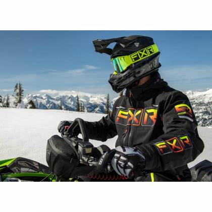 Geacă Snowmobil FXR RACING MAVERICK · Negru / Roșu  - 2