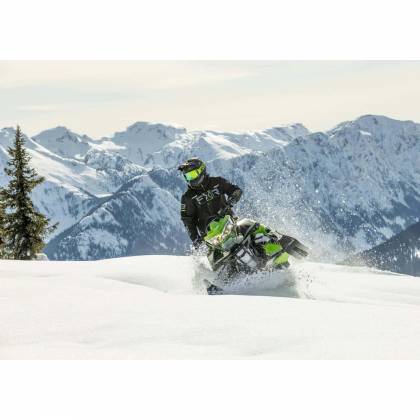 Geacă Snowmobil FXR RACING MAVERICK · Negru / Verde-Fluo  - 3