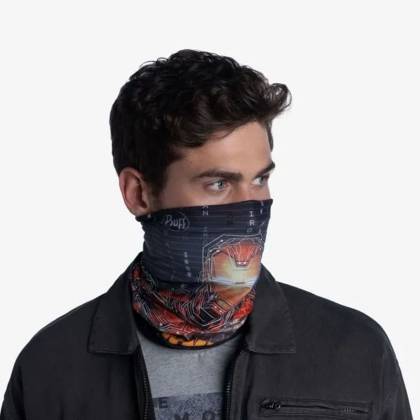 Bandană Tubulară Multifunctională BUFF ORIGINAL ECOSTRETCH ARC REACTOR · Negru / Roșu  - 1