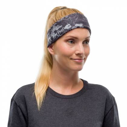 Bandană Tubulară Multifunctională BUFF ORIGINAL ECOSTRETCH AYAME GRAPHITE · Negru / Gri  - 3