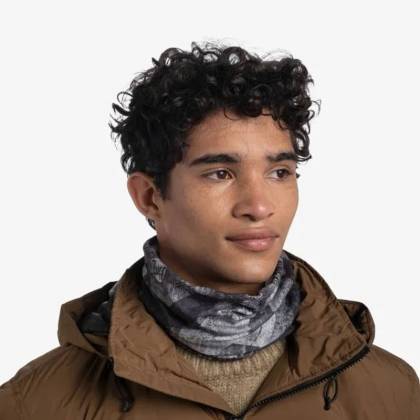 Bandană Tubulară Multifunctională BUFF ORIGINAL ECOSTRETCH CONCRETE GREY · Gri  / Galben  - 4