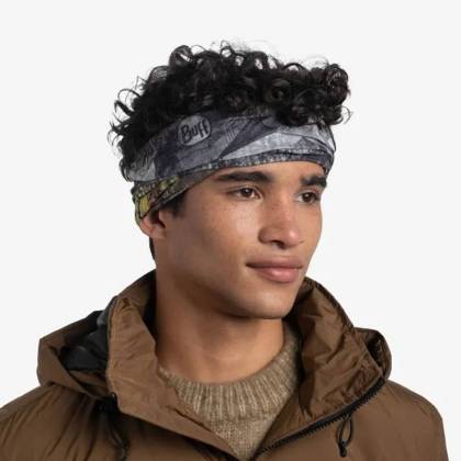 Bandană Tubulară Multifunctională BUFF ORIGINAL ECOSTRETCH CONCRETE GREY · Gri  / Galben  - 3