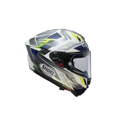 Cască Moto Integrală SHOEI X-SPR PRO Escalate TC-2 · Albastru / Alb / Gri  - 2