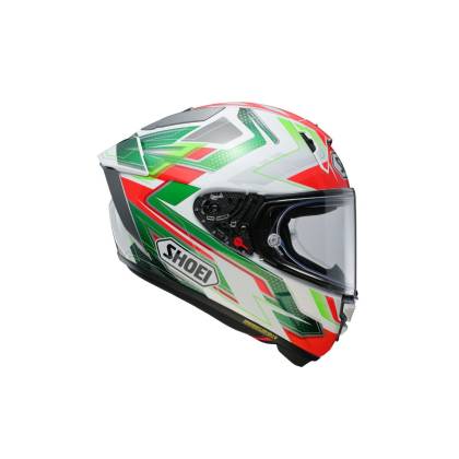 Cască Moto Integrală SHOEI X-SPR PRO Escalate TC-4 · Roșu / Alb / Verde  - 2