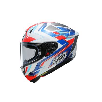 Cască Moto Integrală SHOEI X-SPR PRO Escalate TC-10 · Roșu / Alb / Albastru  - 2