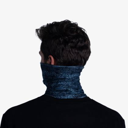 Bandană Tubulară Multifunctională BUFF ORIGINAL ECOSTRETCH HAIKU DARK NAVY · Albastru  - 3
