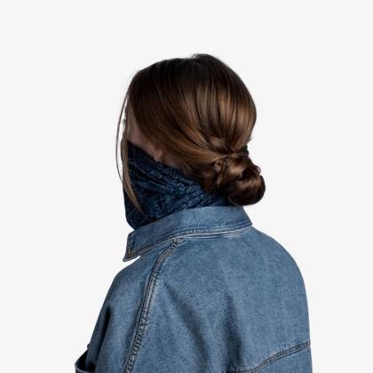 Bandană Tubulară Multifunctională BUFF ORIGINAL ECOSTRETCH HAIKU DARK NAVY · Albastru  - 9