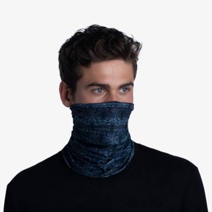 Bandană Tubulară Multifunctională BUFF ORIGINAL ECOSTRETCH HAIKU DARK NAVY · Albastru  - 4