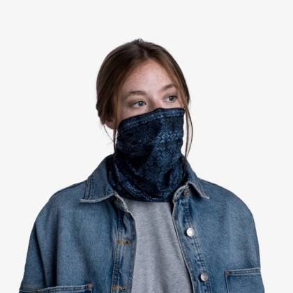 Bandană Tubulară Multifunctională BUFF ORIGINAL ECOSTRETCH HAIKU DARK NAVY · Albastru  - 8