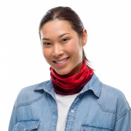 Bandană Tubulară Multifunctională BUFF ORIGINAL ECOSTRETCH KATMANDU RED · Roșu  - 5